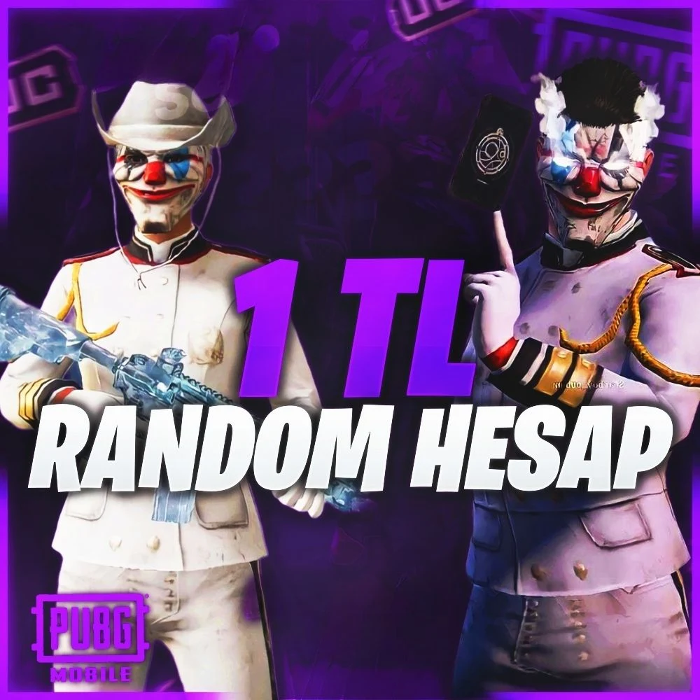 1TL PUBG MOBİLE RANDOM HESAP