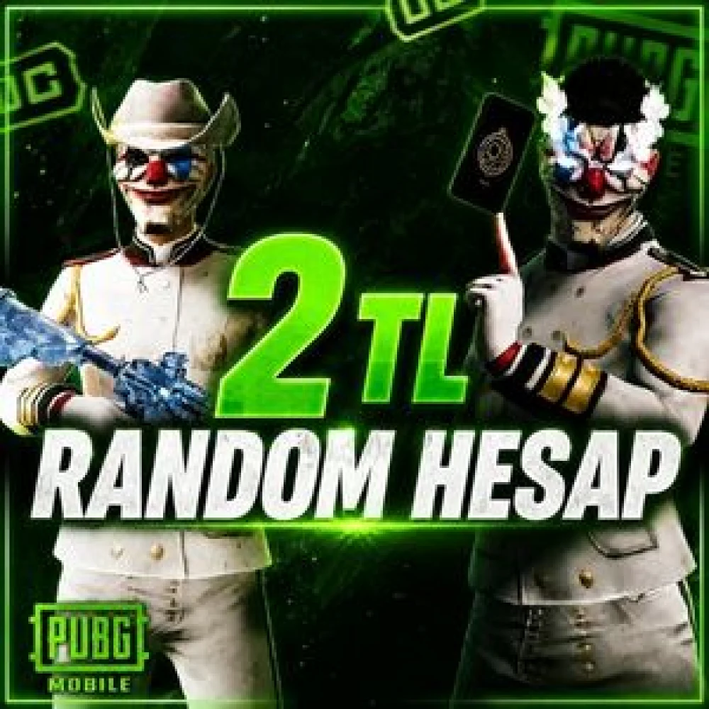 2TL PUBG MOBİLE RANDOM HESAP