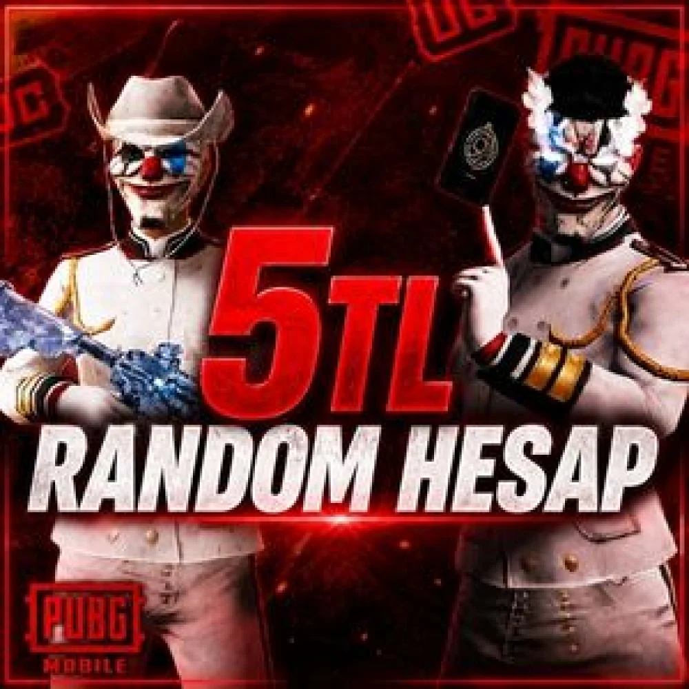 5TL PUBG MOBİLE RANDOM HESAP