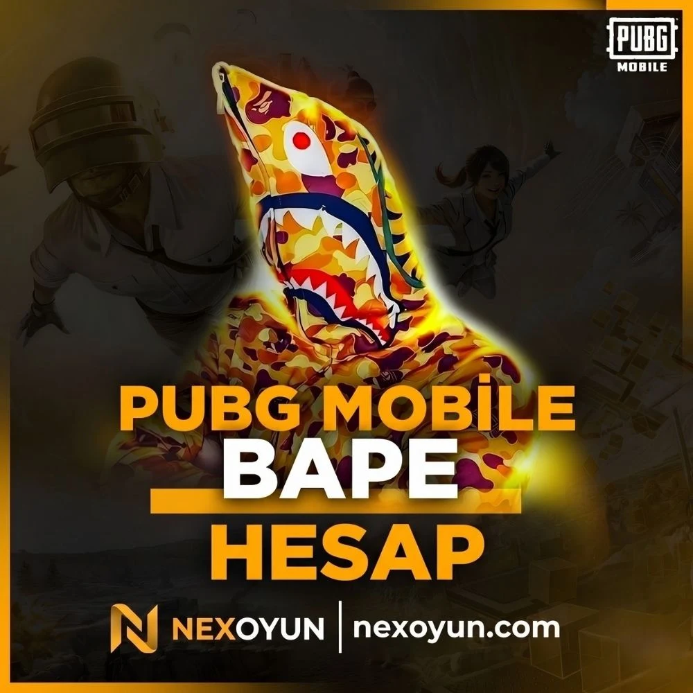 BAPE PUBG MOBİLE HESAP PAKETİ