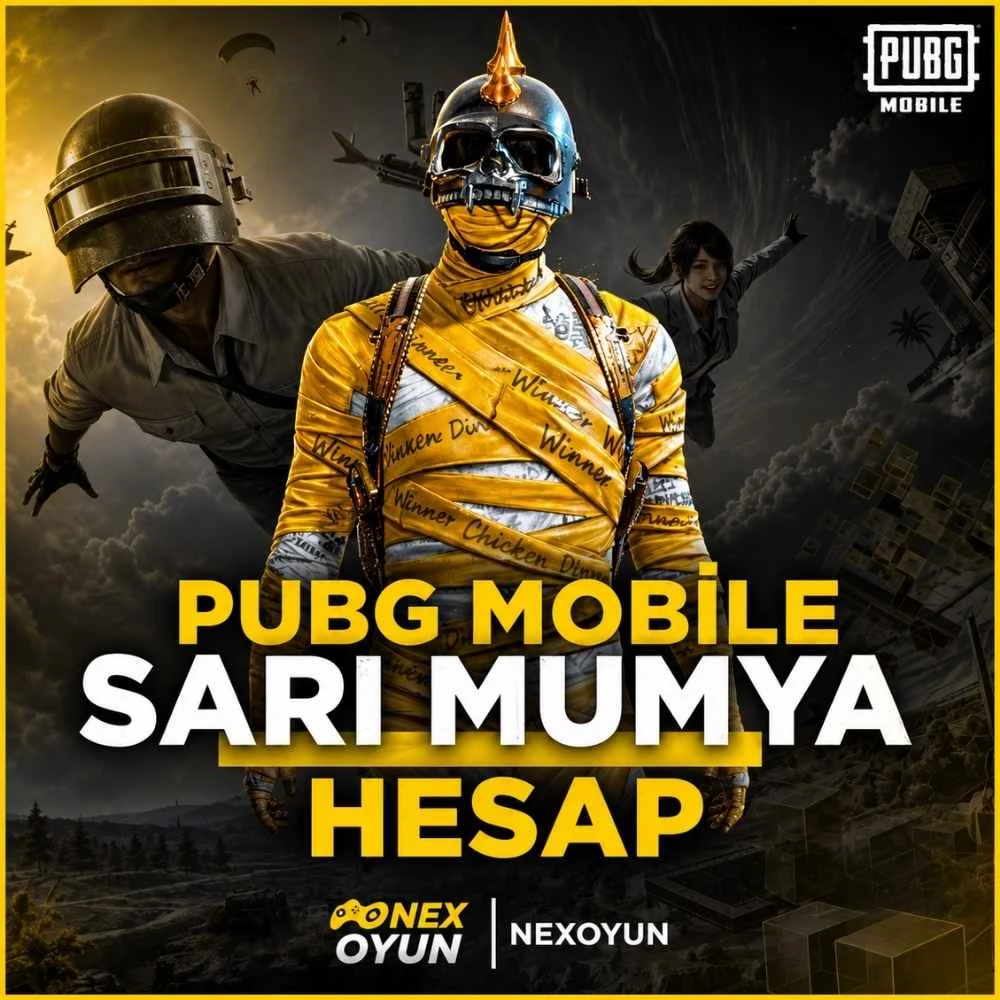 SARI MUMYA PUBG MOBİLE HESAP PAKETİ