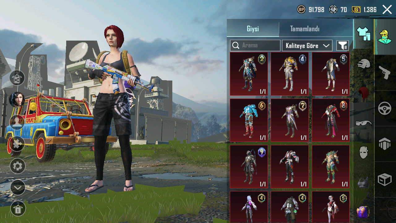 23 DESTANSI ÖĞE  + ESKİ SEZON Pubg mobile hesabı Resmi